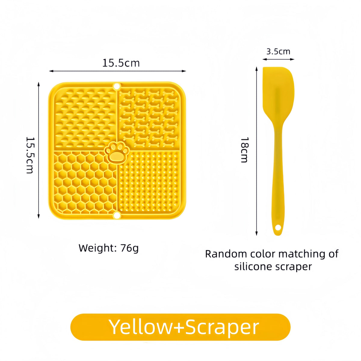 Pet Lick Silicone Mat Dogs Pet Slow Food Plate for Dog