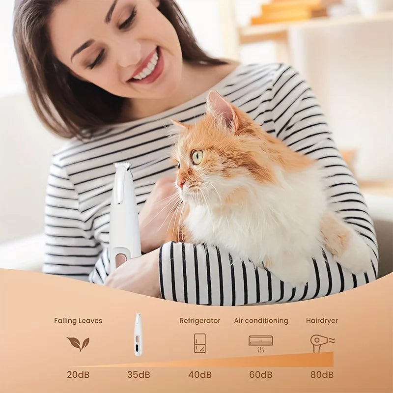 Professional Pet Hair Clipper, Cat and Dog Foot Razor