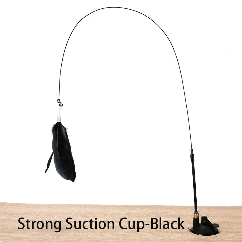 Interactive Cat Toy Handfree Cat Stick Playing Kitten