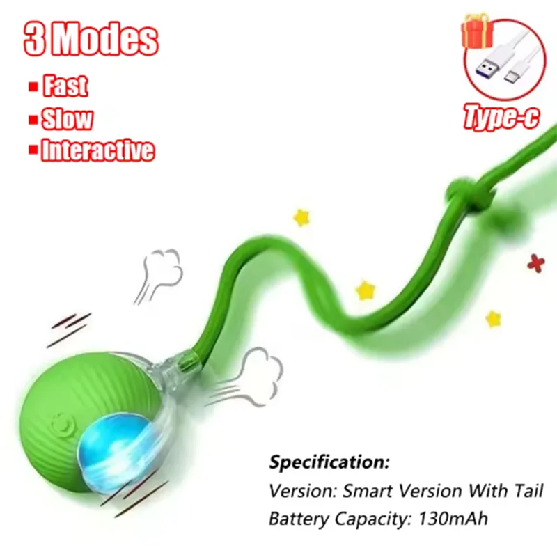 Hot intelligent interactive cat ball long-lasting pet dog toys