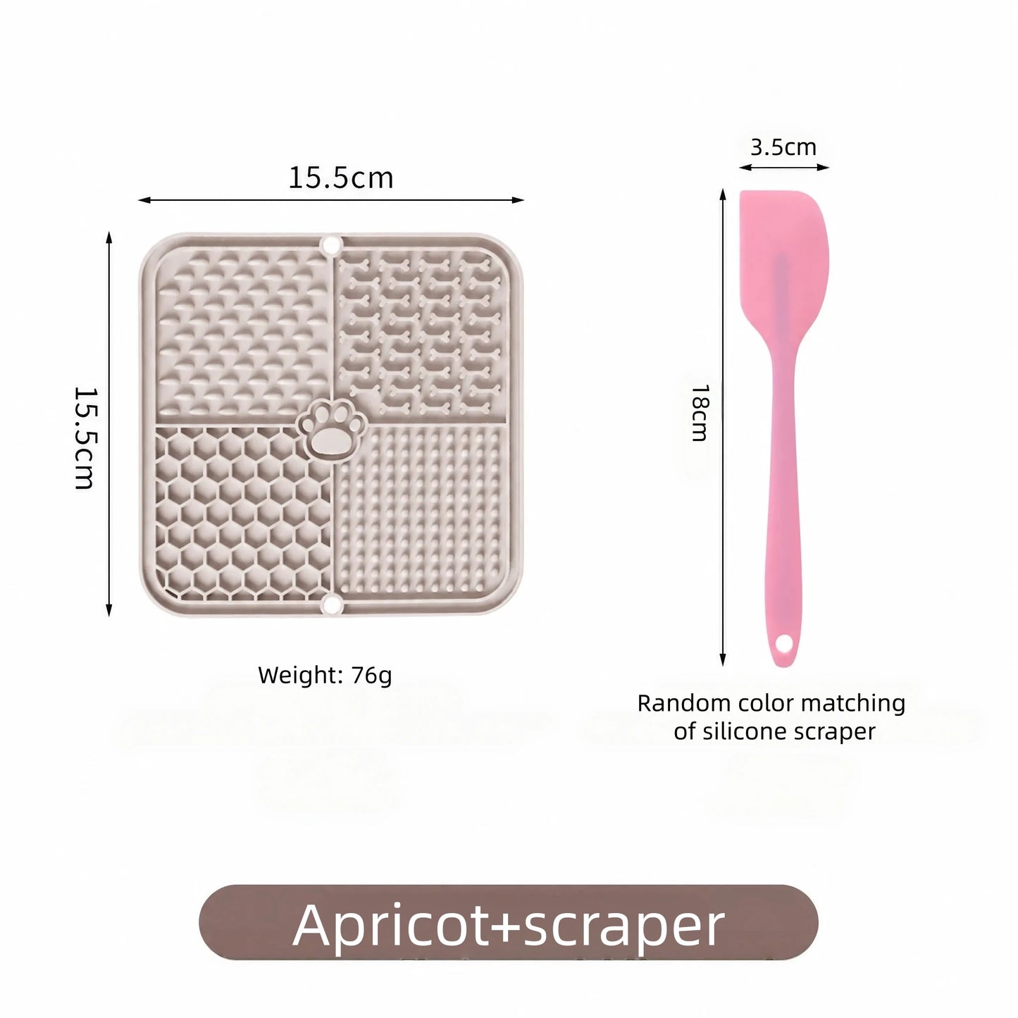 Pet Lick Silicone Mat Dogs Pet Slow Food Plate for Dog
