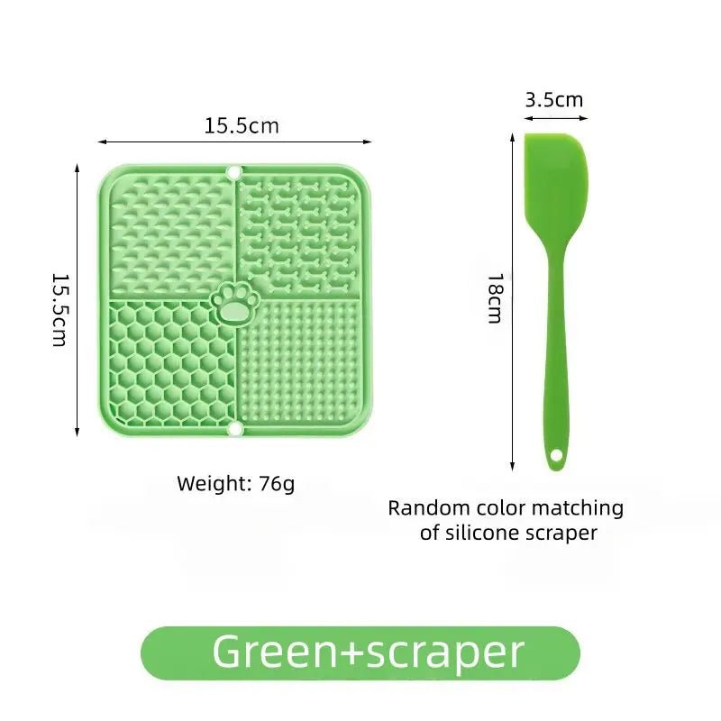 Pet Lick Silicone Mat Dogs Pet Slow Food Plate for Dog