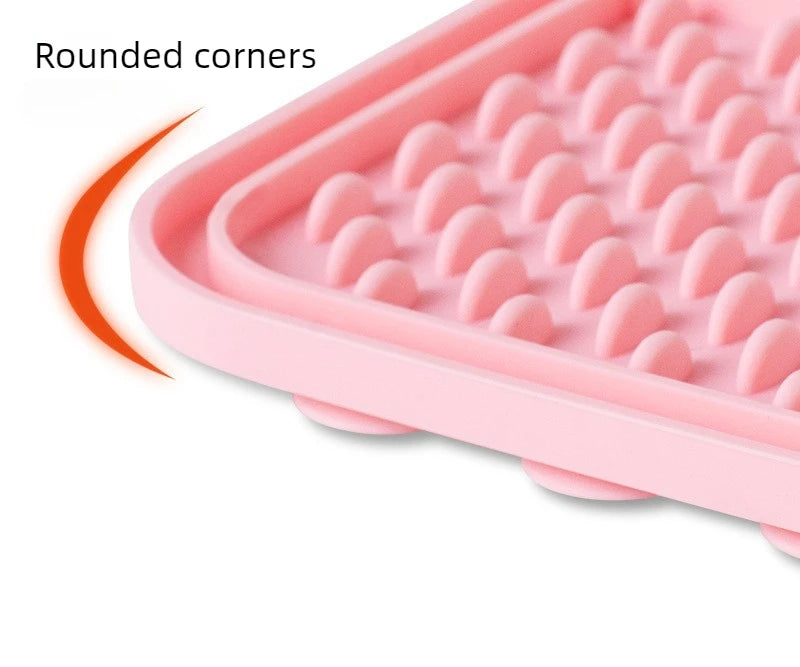 Pet Lick Silicone Mat Dogs Pet Slow Food Plate for Dog
