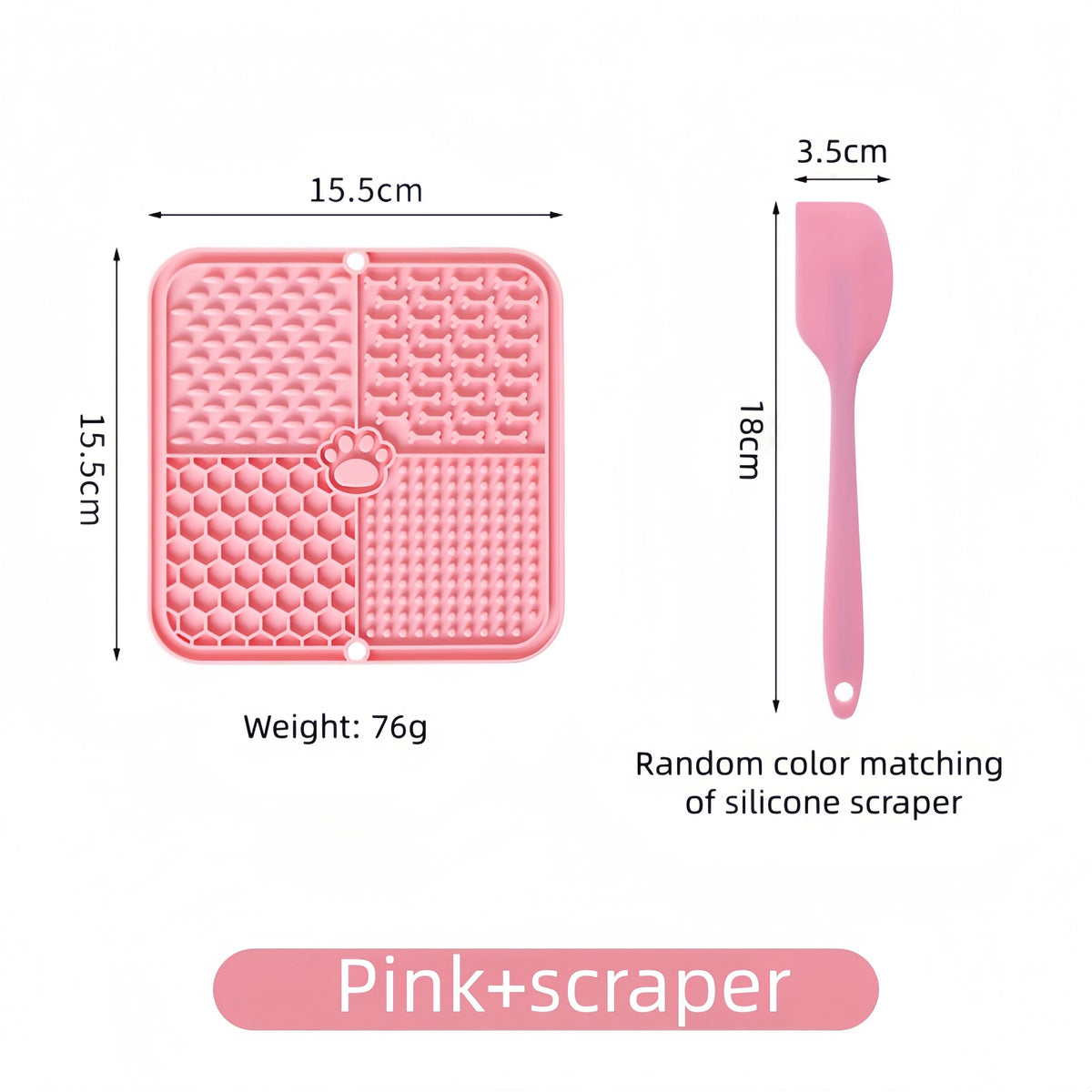 Pet Lick Silicone Mat Dogs Pet Slow Food Plate for Dog