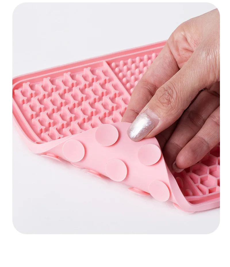 Pet Lick Silicone Mat Dogs Pet Slow Food Plate for Dog