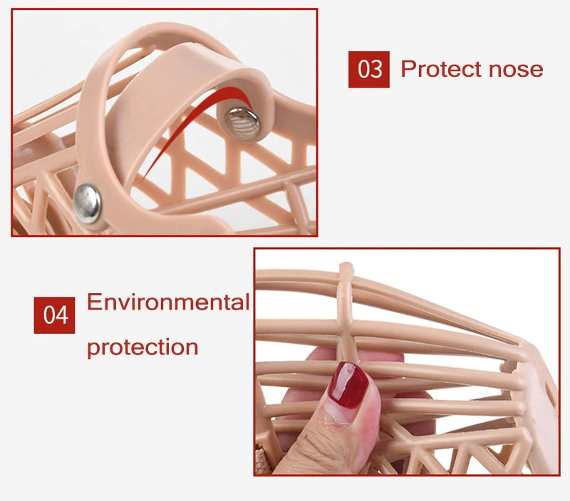 Big Dog Muzzle Safety Breathable Pet Mouth Mask for Small Medium Large Dogs