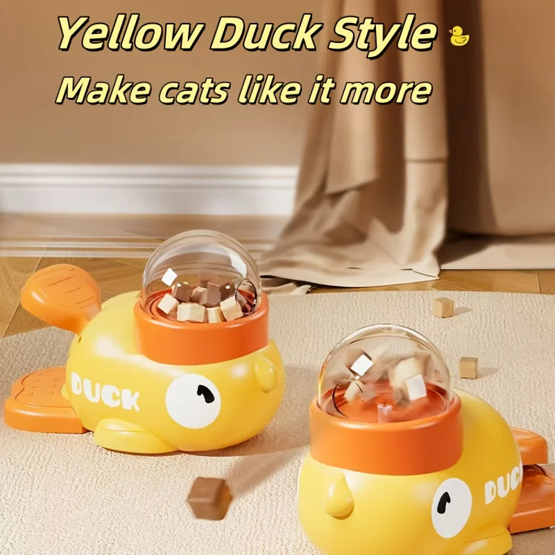 Manual Press Food Dispenser for All Cats