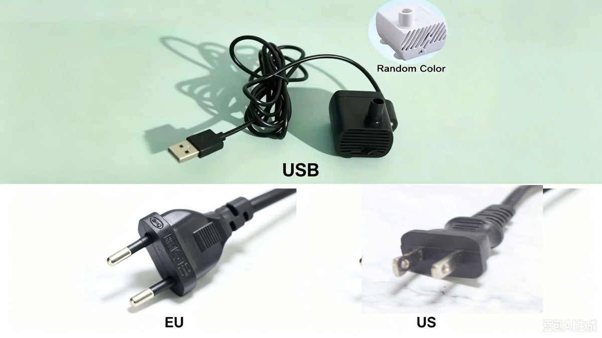 Pets Water Fountain Auto Filter USB Electric Mute Cat Drinker Bowl 1200mL
