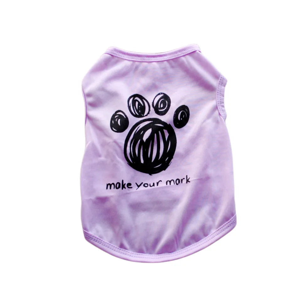 Security Clothing for Dogs Summer Pet Clothes Vest for Small Dogs