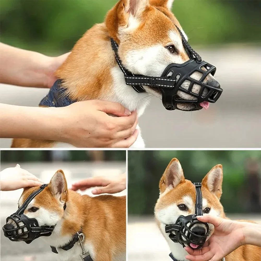 Mask Breathable Basket Dog Muzzle Durable Strong Mask Muzzle 