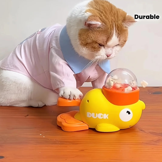 Manual Press Food Dispenser for All Cats