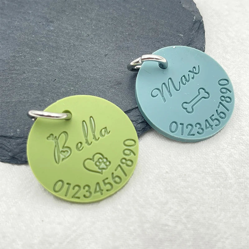 Tag Personalized Dog Tag Engraved Name Phone Number Custom