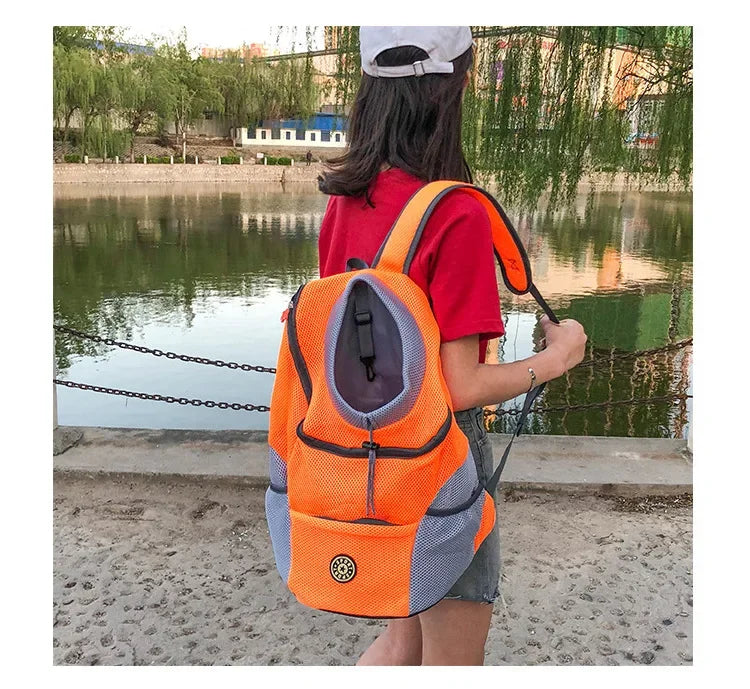 New Dog Pet Backpack Carrier Travel Bag Front Pack Breathable Adjustable 