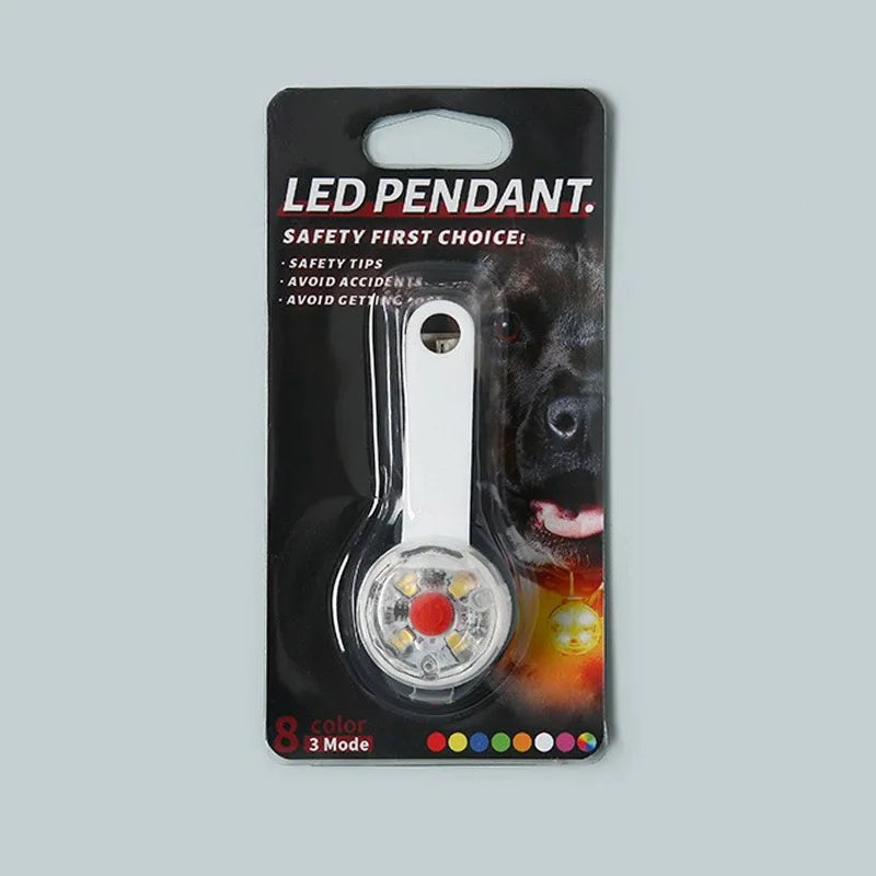 LED Pet Tracking Luminous Pendant Ligh Dogs Collars Dog Wear