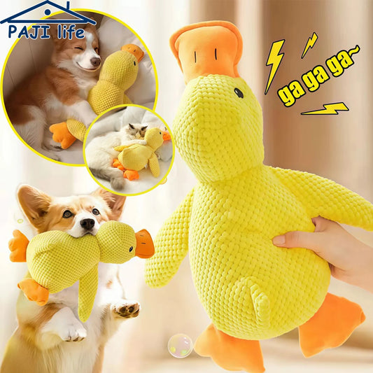 Duck Dog Toy Plush Chew Resistant Durable