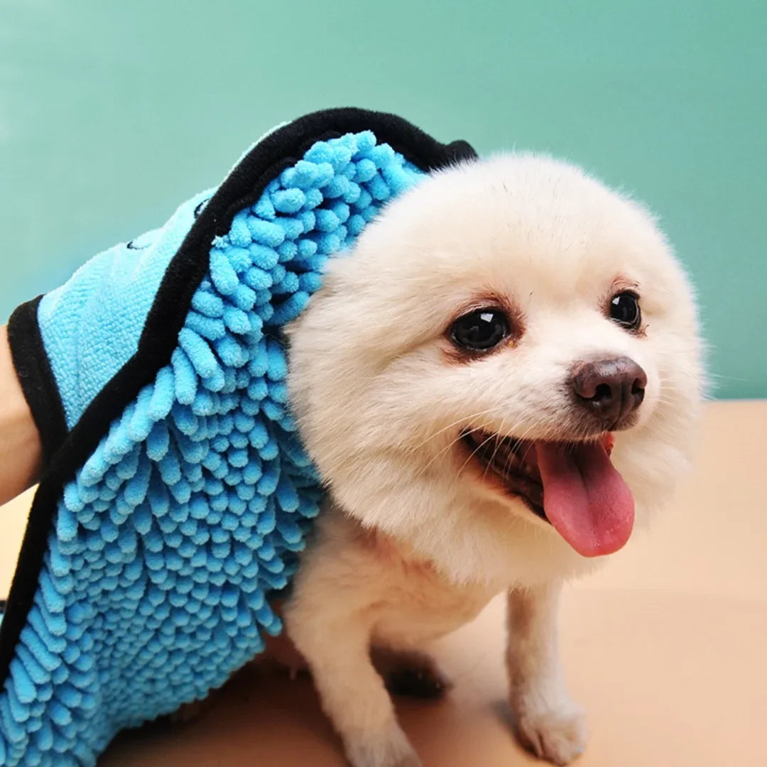 Cat Towels Convenient Soft Bath Robe Dry Pet Cleaning Washcloth 