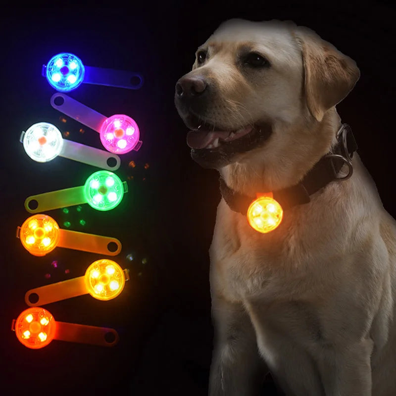 LED Pet Tracking Luminous Pendant Ligh Dogs Collars Dog Wear