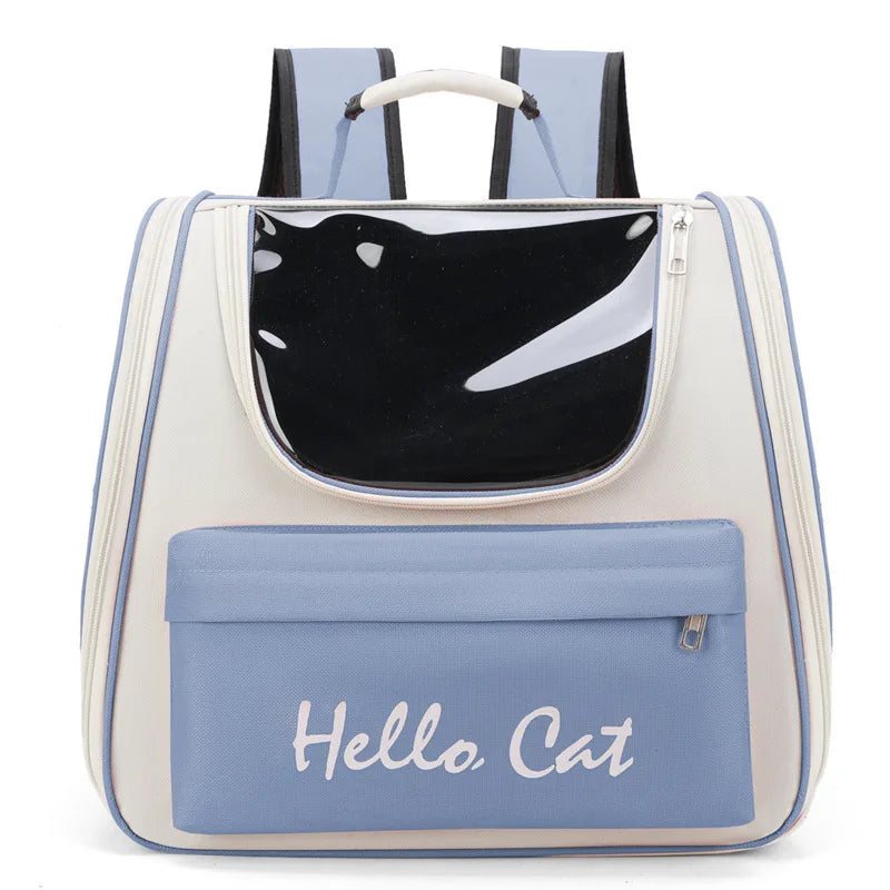 Pet Carrier Backpack Waterproof Oxford Sturdy Aluminum Frame Travel Cat Dog Bag 