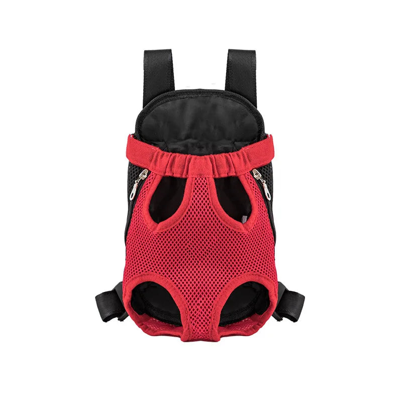 Double Shoulder Breathable Portable Travel Pet Dog Carrier Backpack Mesh