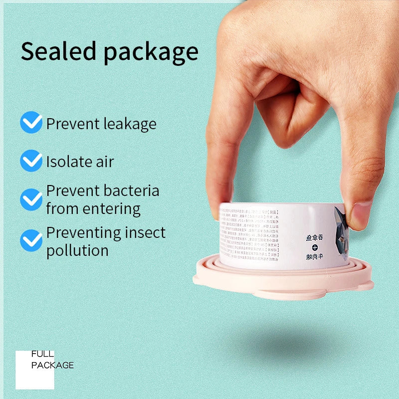 Portable Silicone Dog Cat Canned Lid