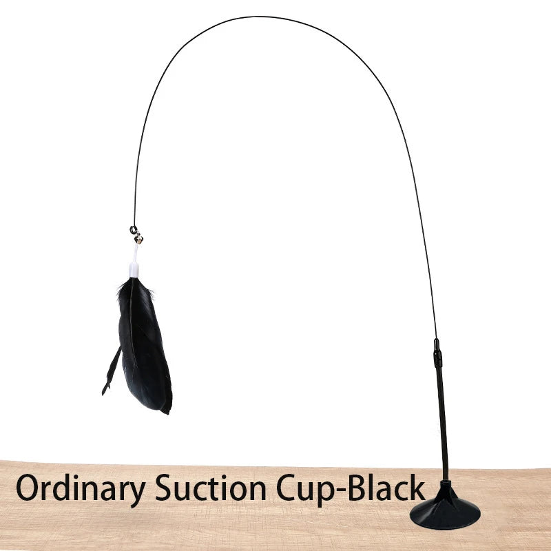 Interactive Cat Toy Handfree Cat Stick Playing Kitten
