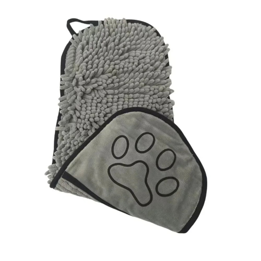 Cat Towels Convenient Soft Bath Robe Dry Pet Cleaning Washcloth 