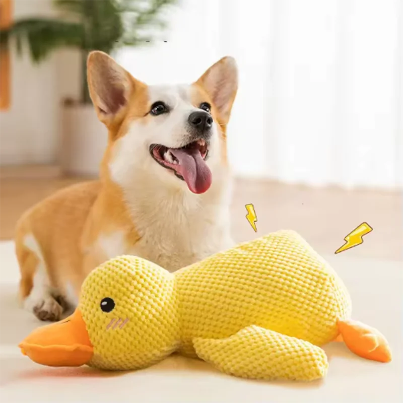 Duck Dog Toy Plush Chew Resistant Durable