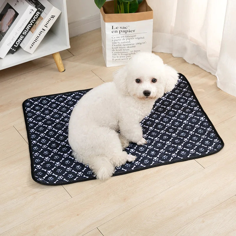 Dog Pee Pad Blanket Reusable Absorbent Diaper Washable Puppy