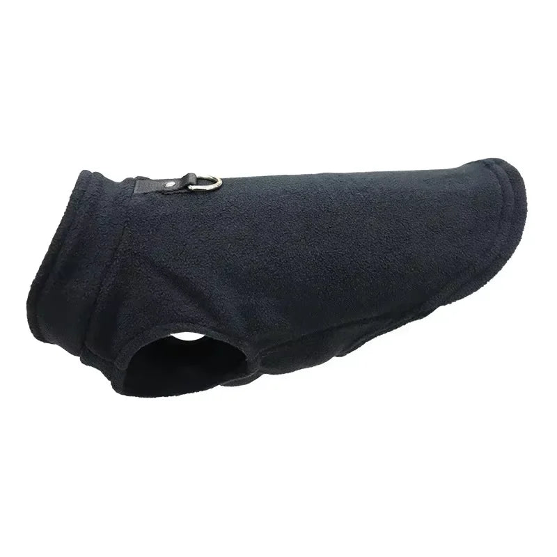 Warm Fleece Dogs Clothes Pet Dog Jacket Vest With D