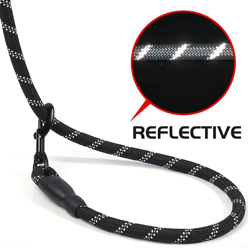Double Heavy Duty Traction Rope For Strong Dogs - Enhance Safety And Contr