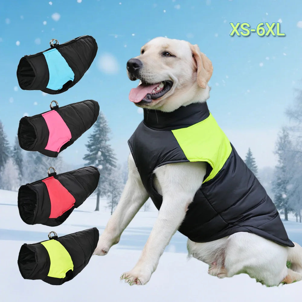 Pet Dog Jacket Warm Winter Clothes For Small Large Dogs
