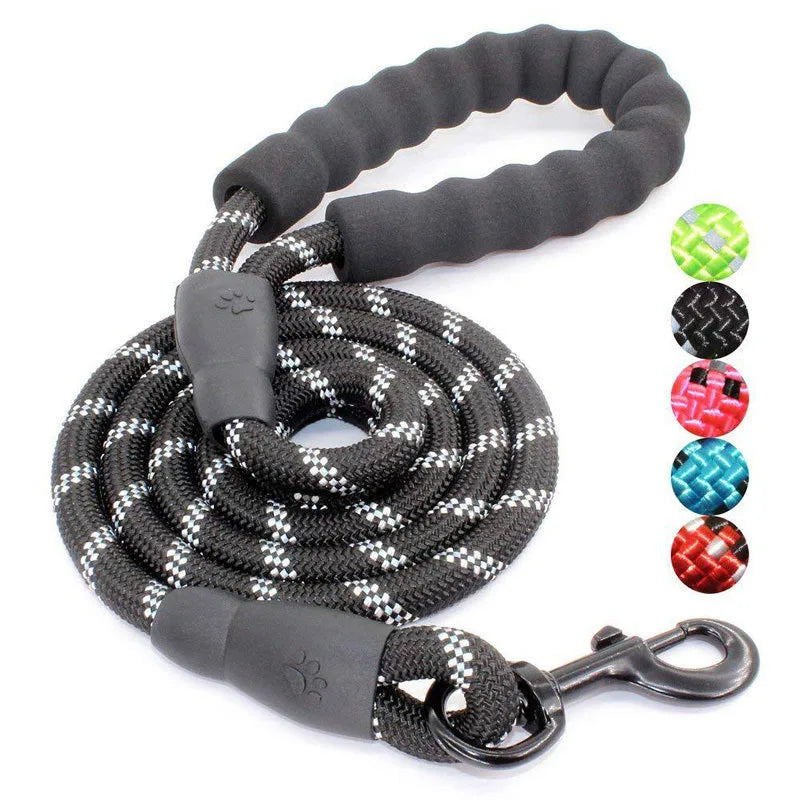 Double Heavy Duty Traction Rope For Strong Dogs - Enhance Safety And Contr