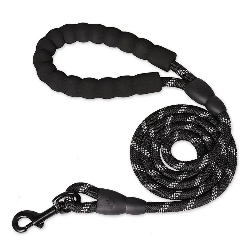 Double Heavy Duty Traction Rope For Strong Dogs - Enhance Safety And Contr