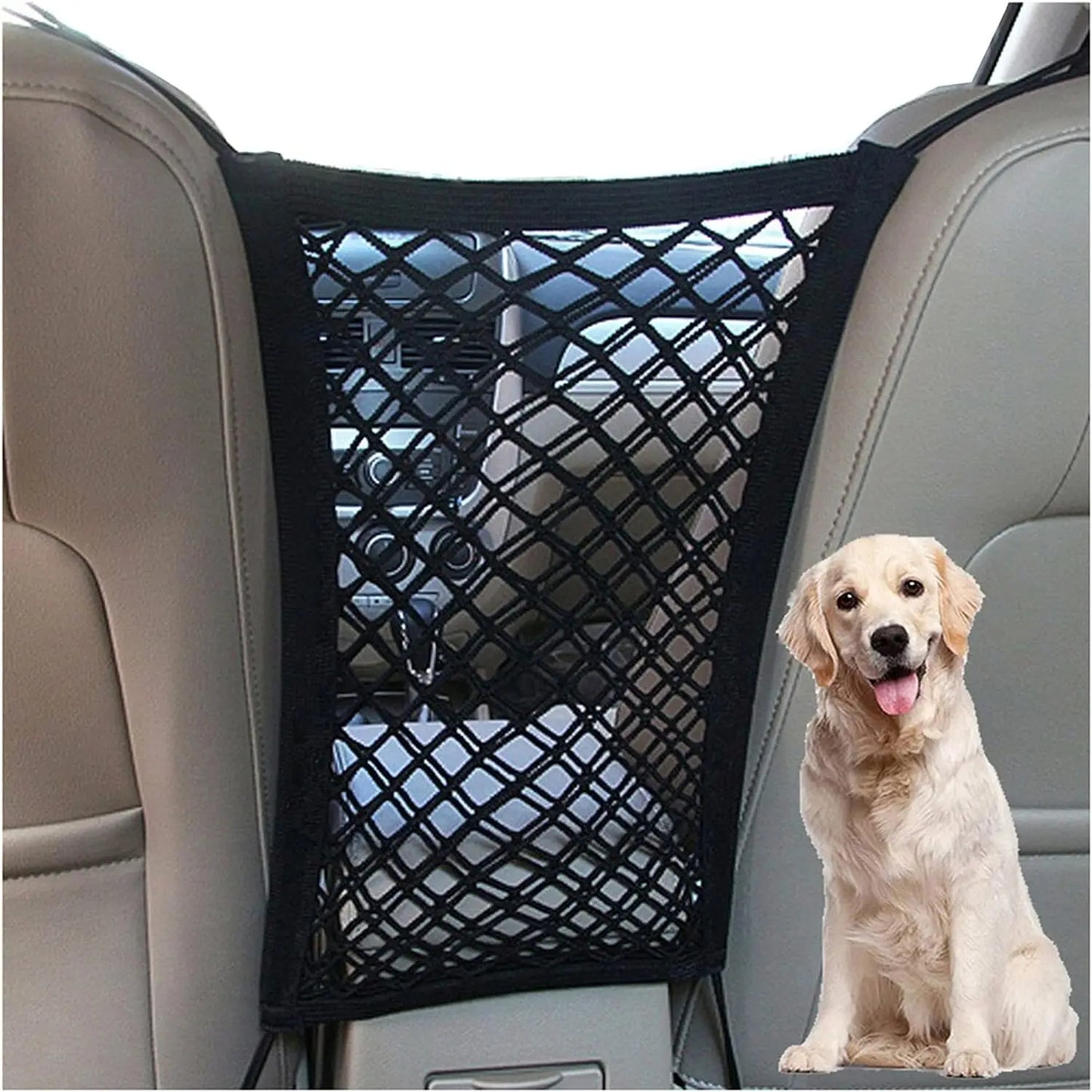 Bag Pet Barrier Guard Back Seat Safety Protector Mesh Net
