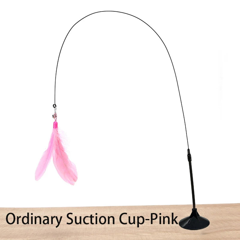 Interactive Cat Toy Handfree Cat Stick Playing Kitten