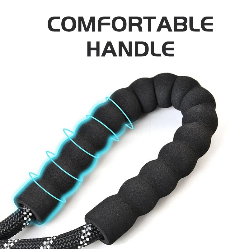 Double Heavy Duty Traction Rope For Strong Dogs - Enhance Safety And Contr