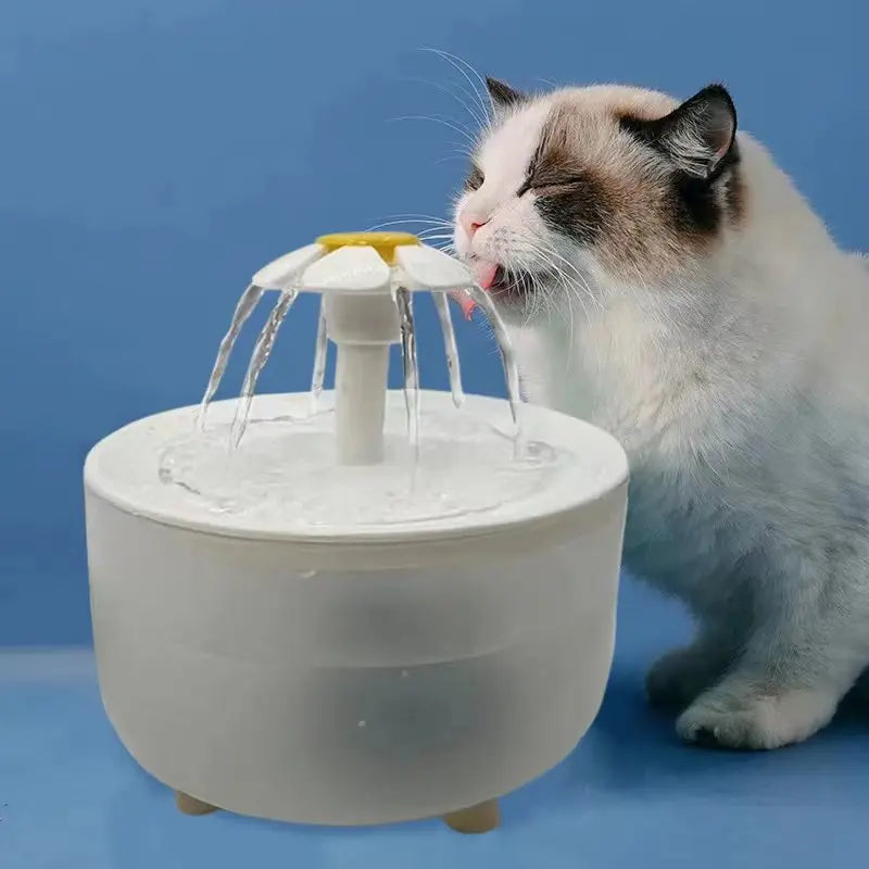 Pets Water Fountain Auto Filter USB Electric Mute Cat Drinker Bowl 1200mL