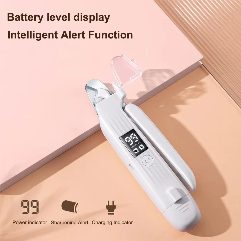 Electric Pet Nail Trimmer with LED Lights