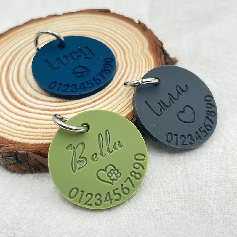 Tag Personalized Dog Tag Engraved Name Phone Number Custom