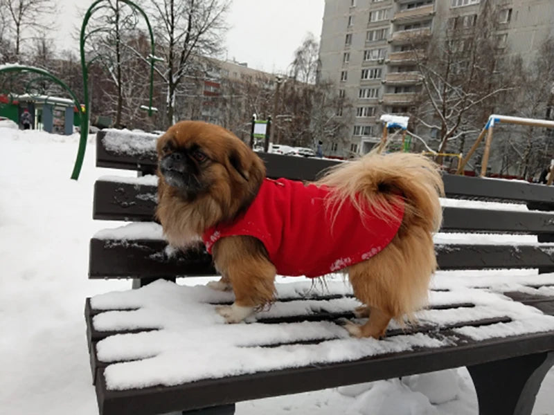 Warm Fleece Dogs Clothes Pet Dog Jacket Vest With D