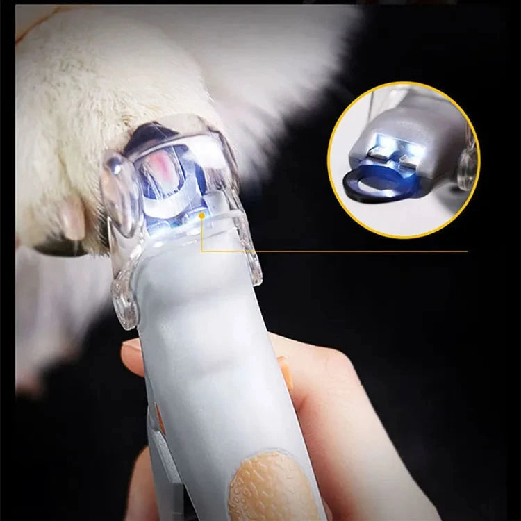 Clipper Scissors With LED Light Cat Dog Nail Clippers Tool Scissors Nail