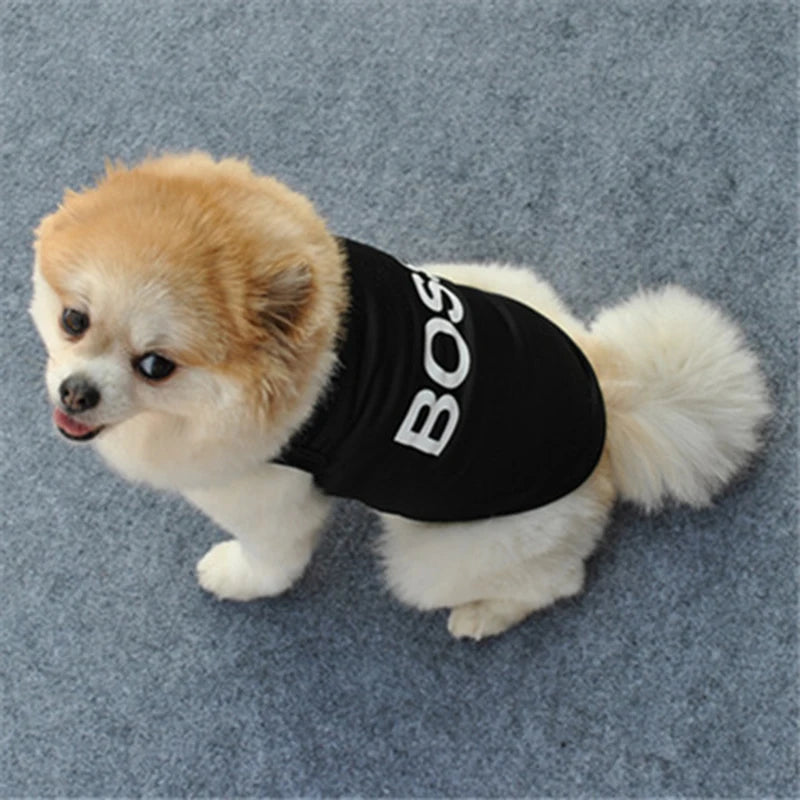 Security Clothing for Dogs Summer Pet Clothes Vest for Small Dogs