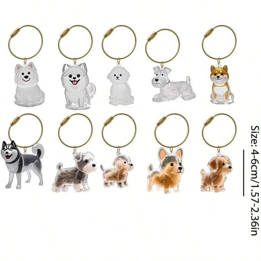 Dog Hair Storage Box Puppy Hair Memorial Keepsake Capsule Pet's Dog/Cat Fur 