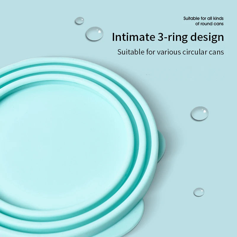 Portable Silicone Dog Cat Canned Lid