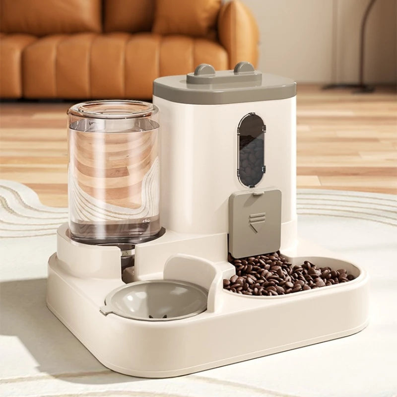 Cat Bowl Automatic Feeder with Spill Proof Design