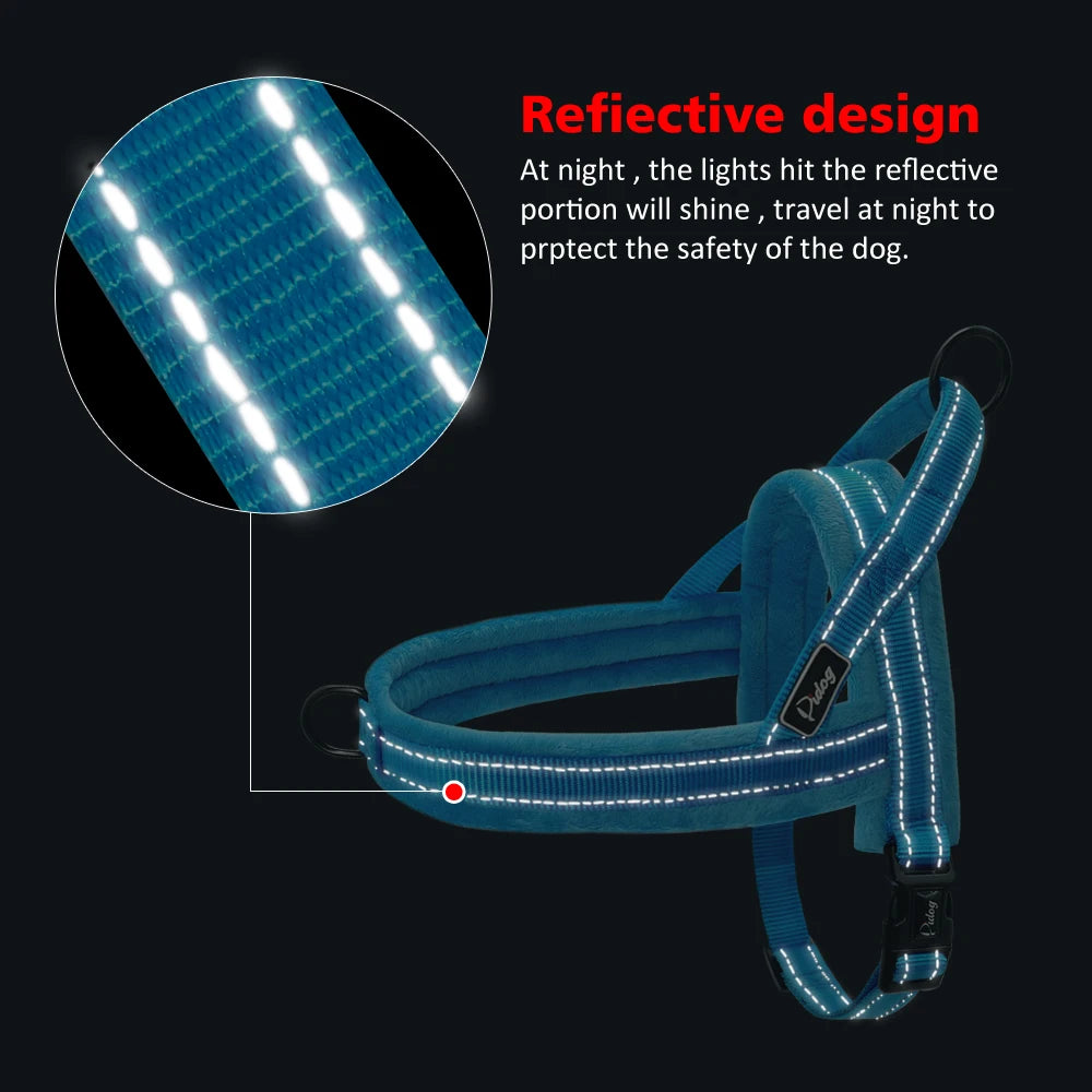 Pet Vest Padded Strap Harnesses For Small Medium Large Dogs Pitbull Buldog