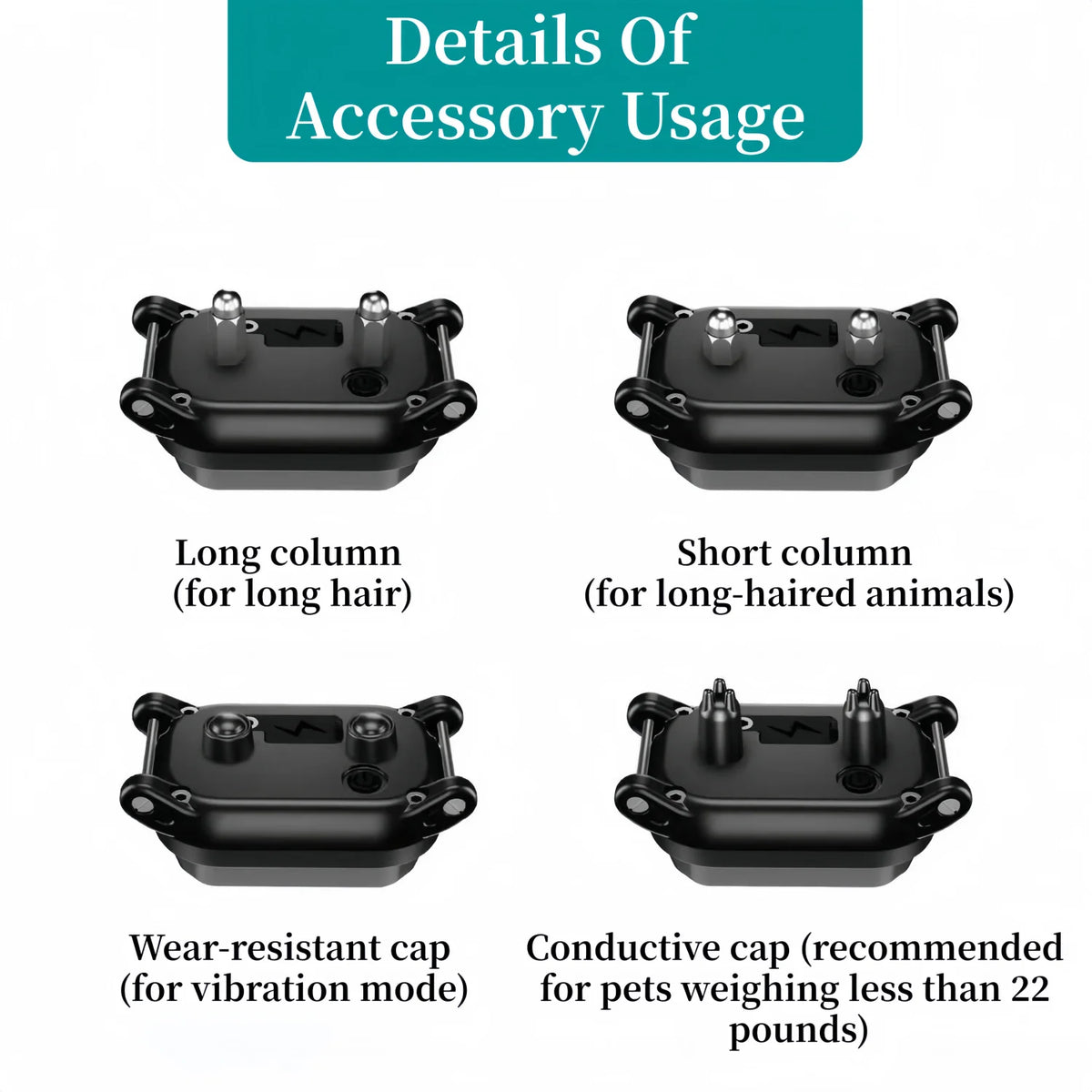  Digital Dog Control Pet with LCD Display for All Size Shock Vibration Sound