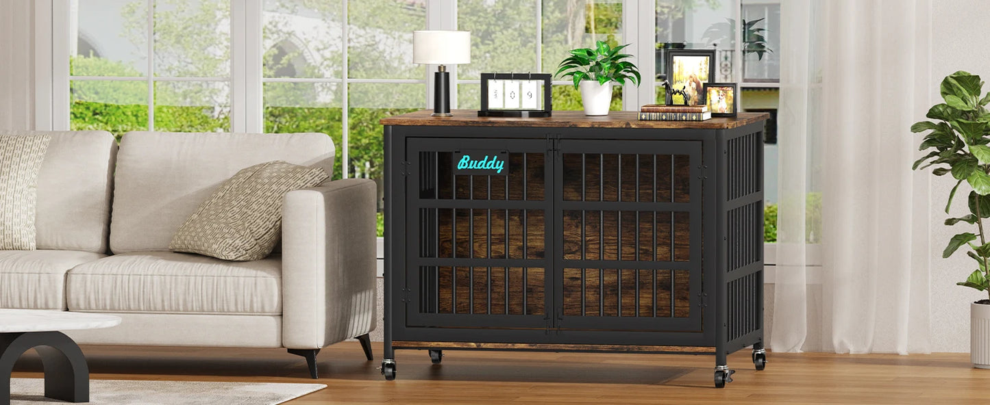 Heavy Duty Dog Kennel Indoor for Large and Medium Dogs