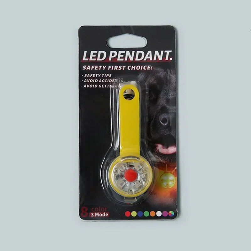 LED Pet Tracking Luminous Pendant Ligh Dogs Collars Dog Wear