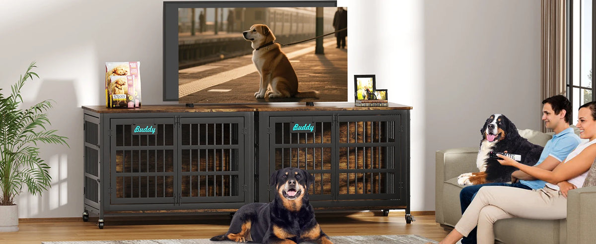 Heavy Duty Dog Kennel Indoor for Large and Medium Dogs